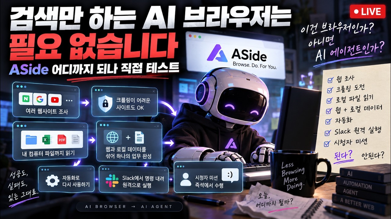 ASide: AI 에이전트 브라우저의 지식 설계와 자동화 혁신