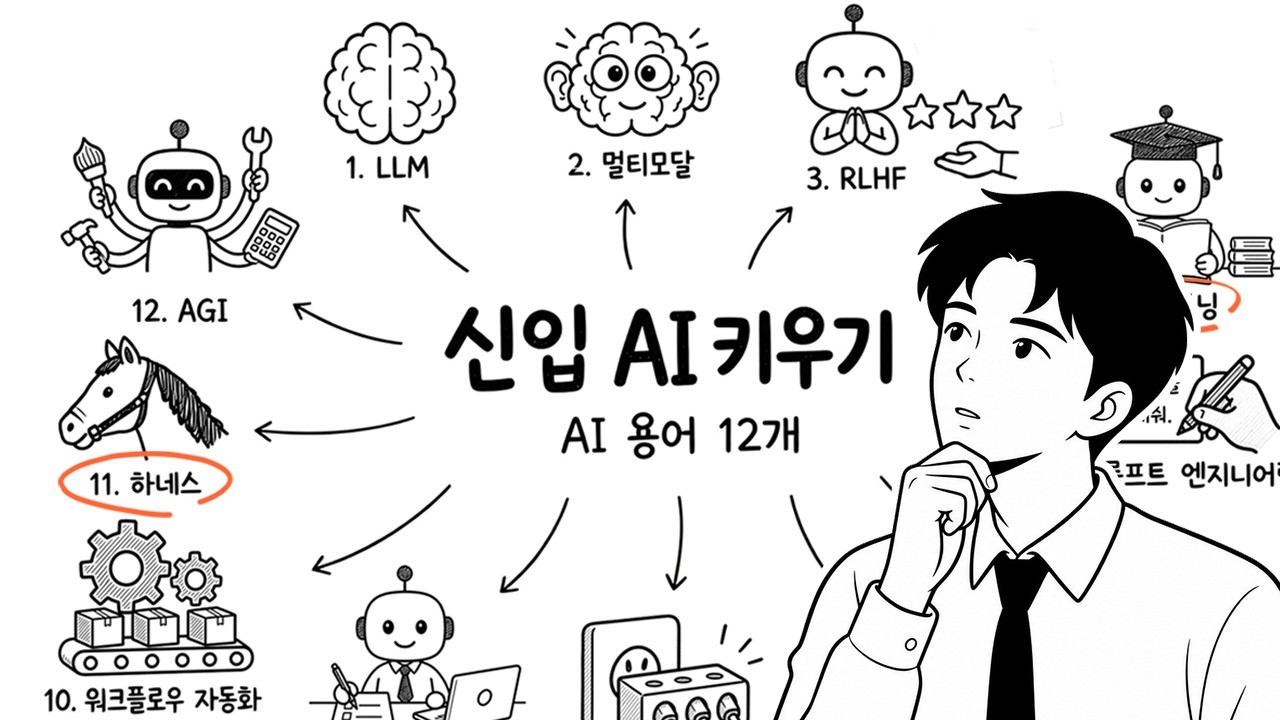 AI 용어 12가지, LLM부터 AGI까지, AI 직원 키우기