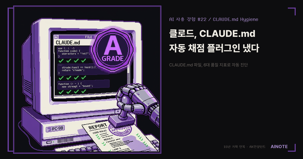 클로드, AI 규칙 파일 자동 진단 플러그인 출시