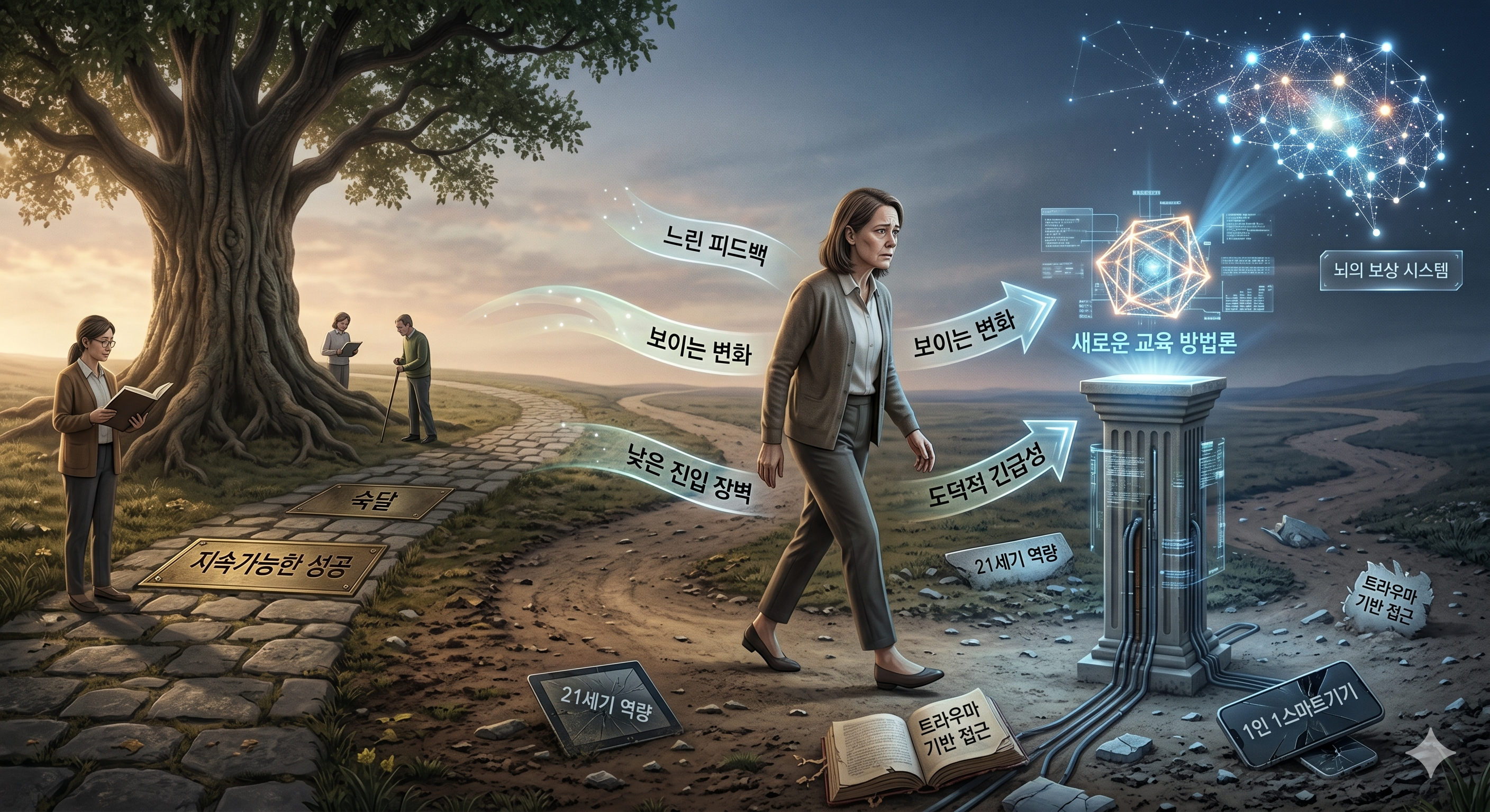 교육 현장의 반짝이는 새것 유혹