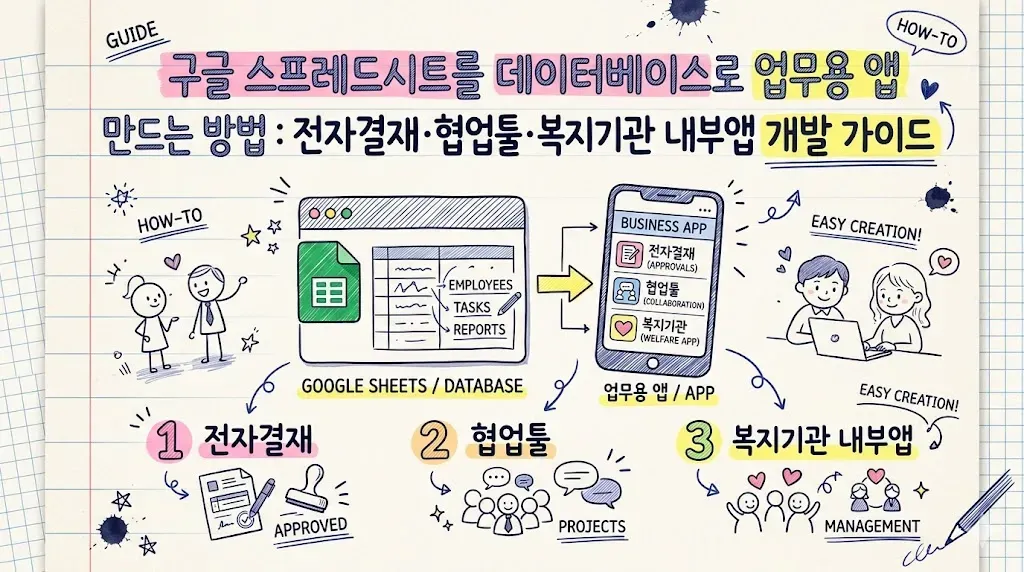 구글 스프레드시트로 업무 앱, 쉬움 뒤에 숨은 책임
