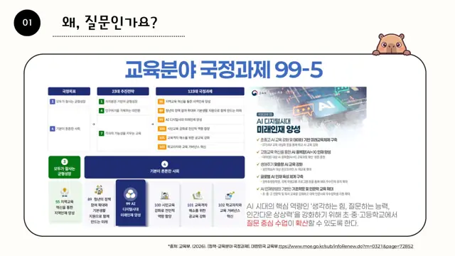 슬라이드 7 — 왜, 질문인가요?